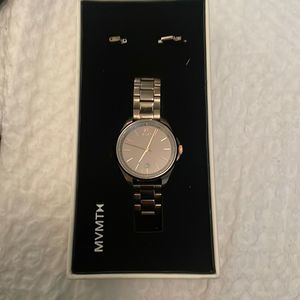 Grey on grey MVMT watch. Excellent condition